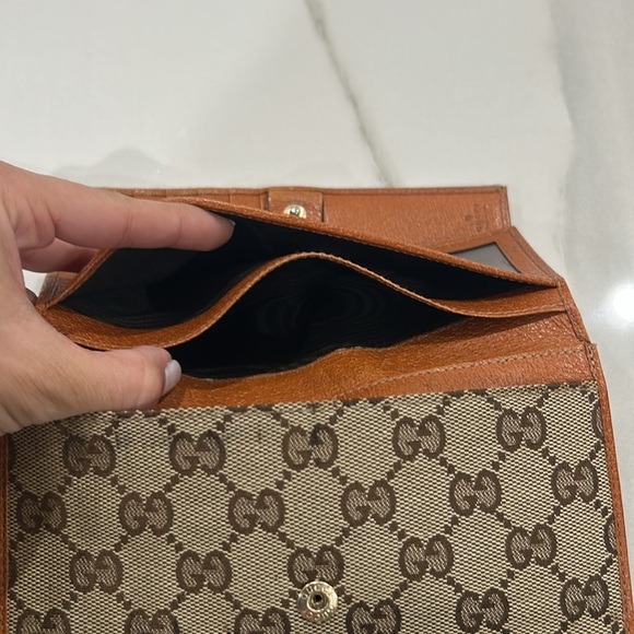 Gucci wallet long in brown - Picture 9 of 12